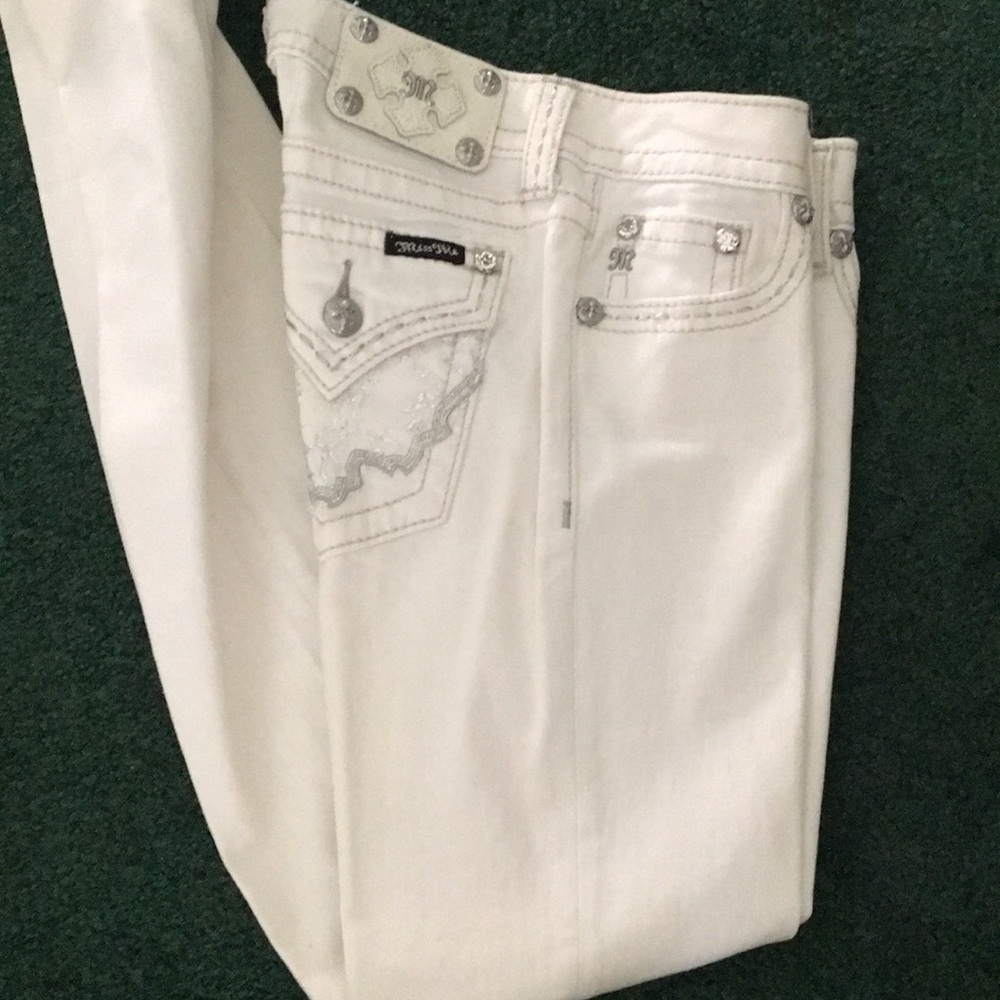 Miss me white jeans
